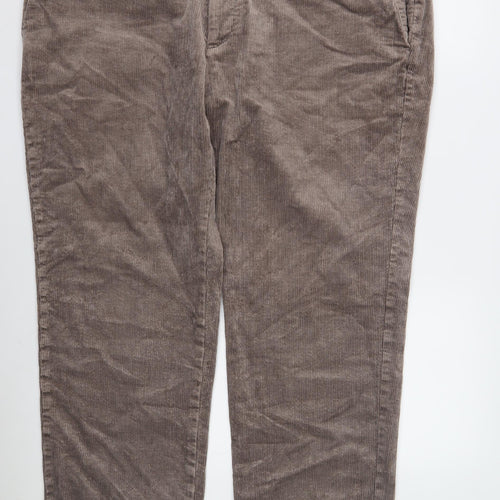 Marks and Spencer Men's Brown Corduroy Trousers XL