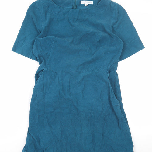 Emily and Fin Women's XS Blue Shift Dress