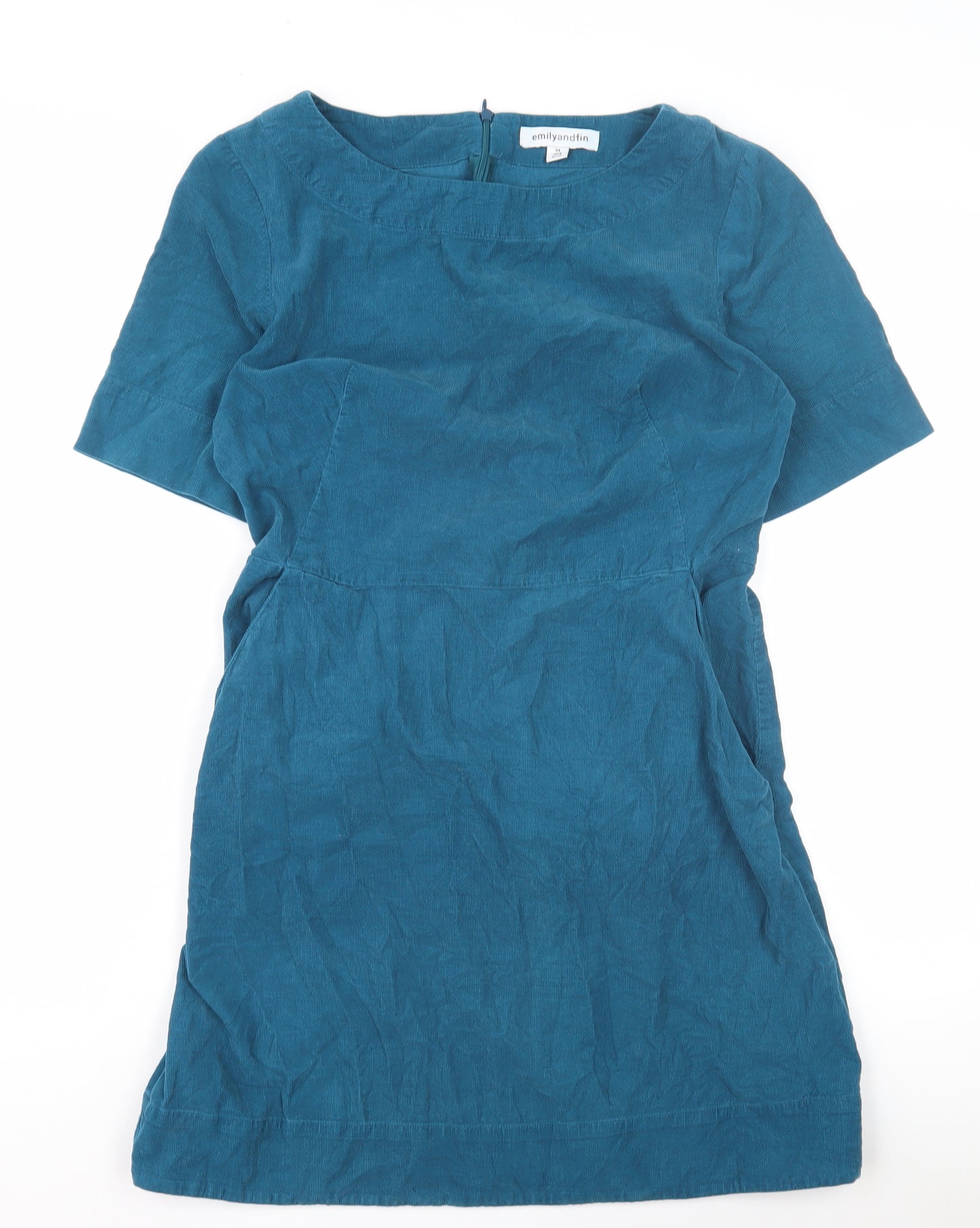 Emily and Fin Women's XS Blue Shift Dress