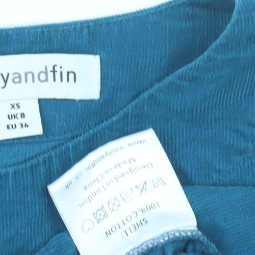 Emily and Fin Women's XS Blue Shift Dress