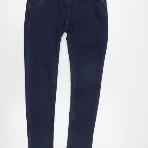 Next Women's Blue Skinny Jeans Size 8 Petite Fit