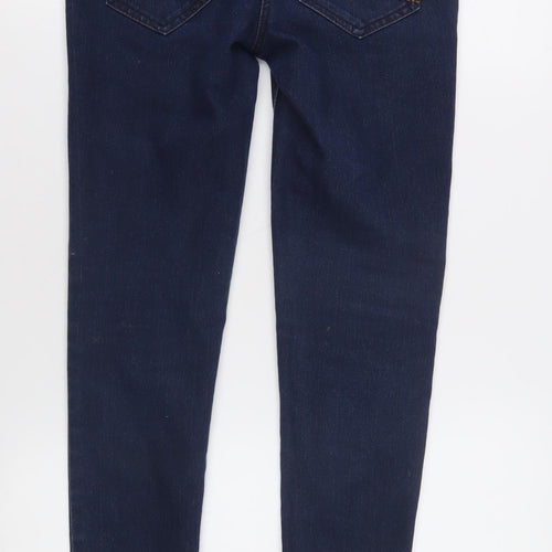 Next Women's Blue Skinny Jeans Size 8 Petite Fit