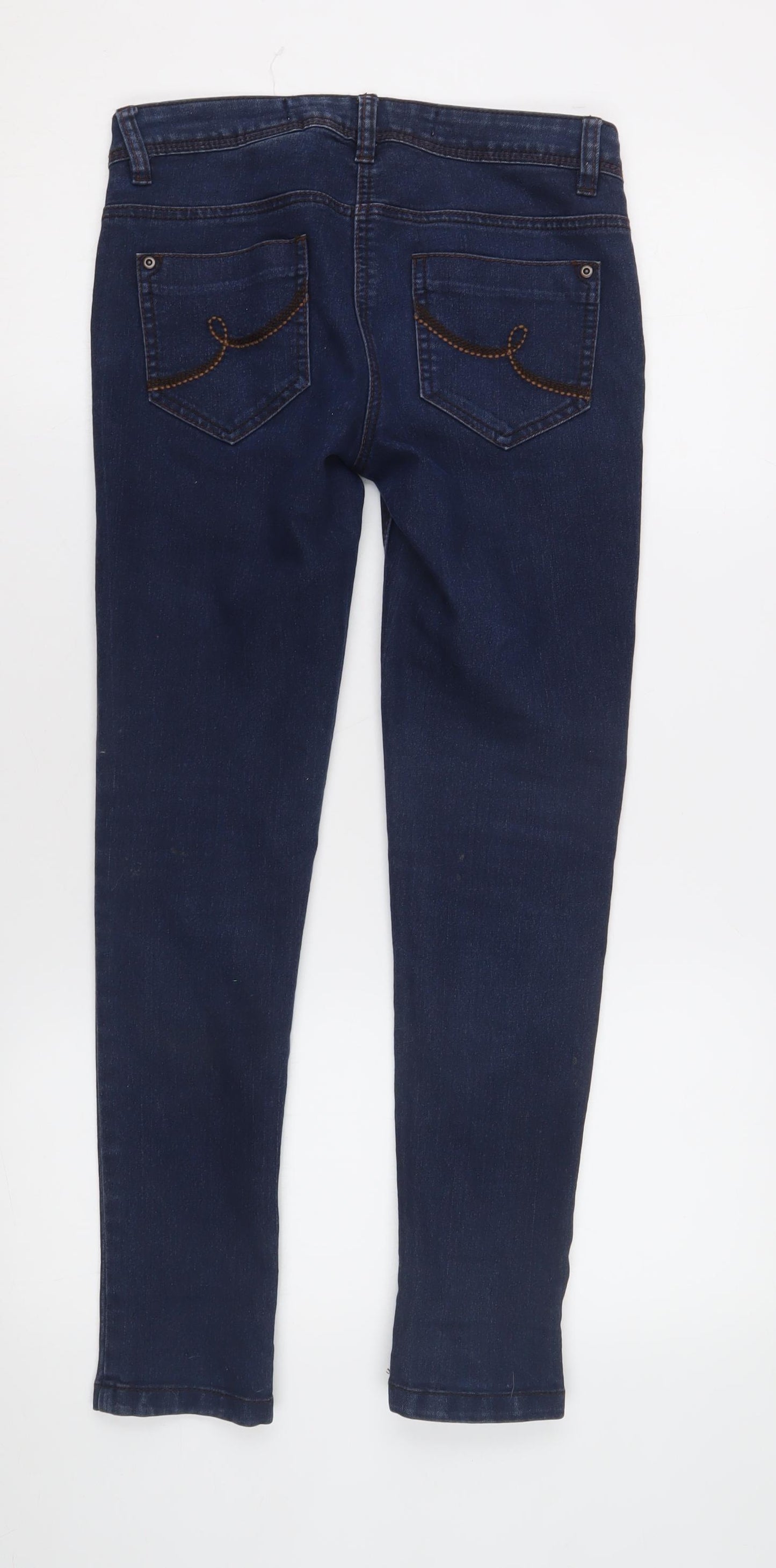 Next Women's Blue Skinny Jeans Size 8 Petite Fit