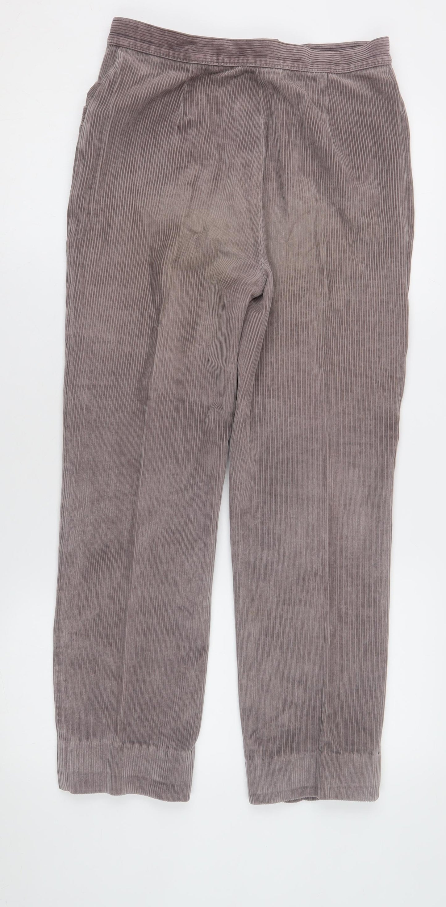 St Michael Women’s Brown Corduroy Trousers Size 14