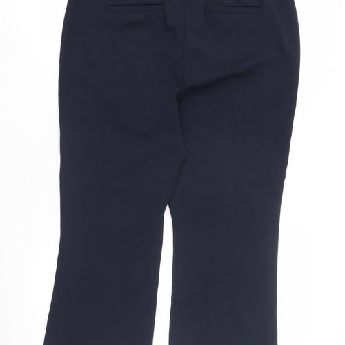 Next Women's Blue Straight Leg Trousers Size 14