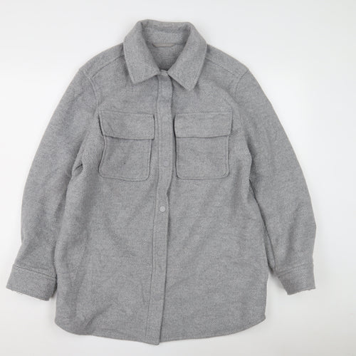 Marks and Spencer Women's Grey Jacket Size 10