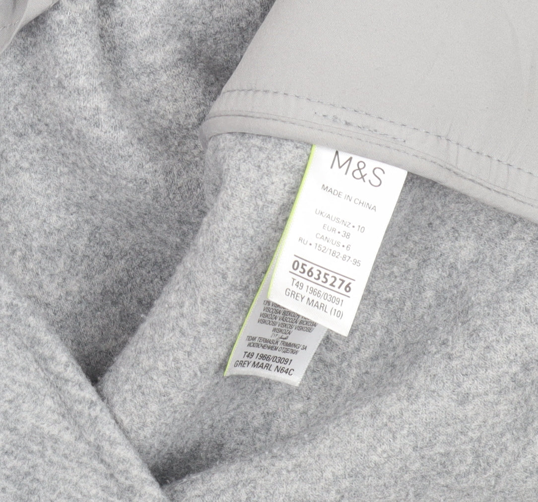 Marks and Spencer Women's Grey Jacket Size 10