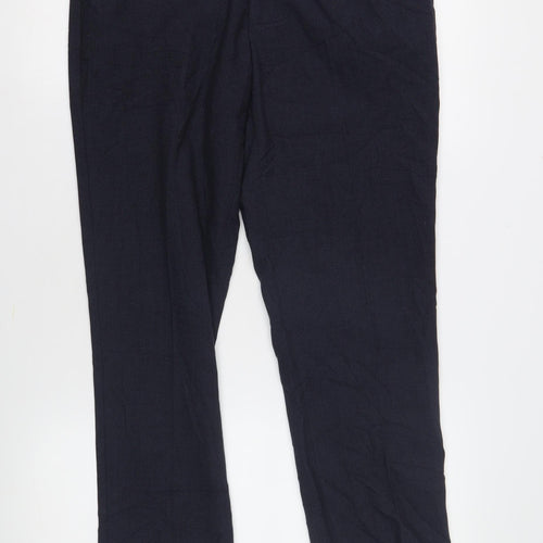 Next Men's Blue Trousers - Size 32, Classic Style