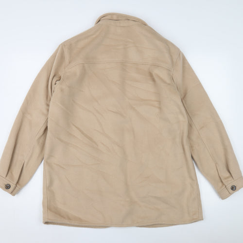 DIVIDED Women's Beige Fleece Jacket - Size S