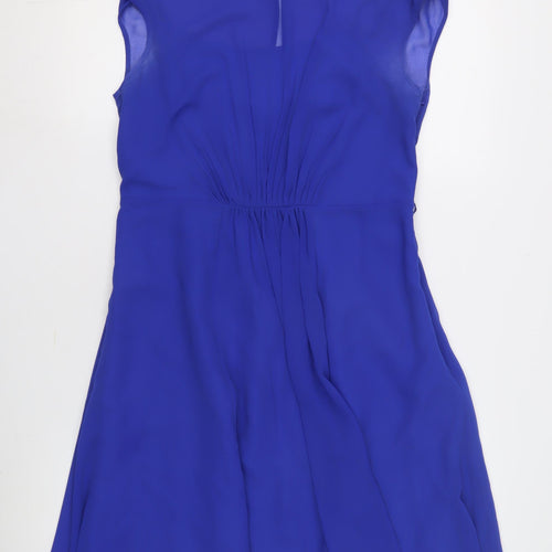 Coast Women’s Blue A-Line Chiffon Cocktail Dress