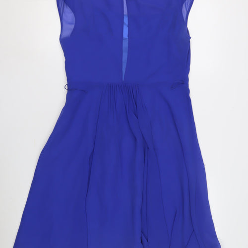Coast Women’s Blue A-Line Chiffon Cocktail Dress