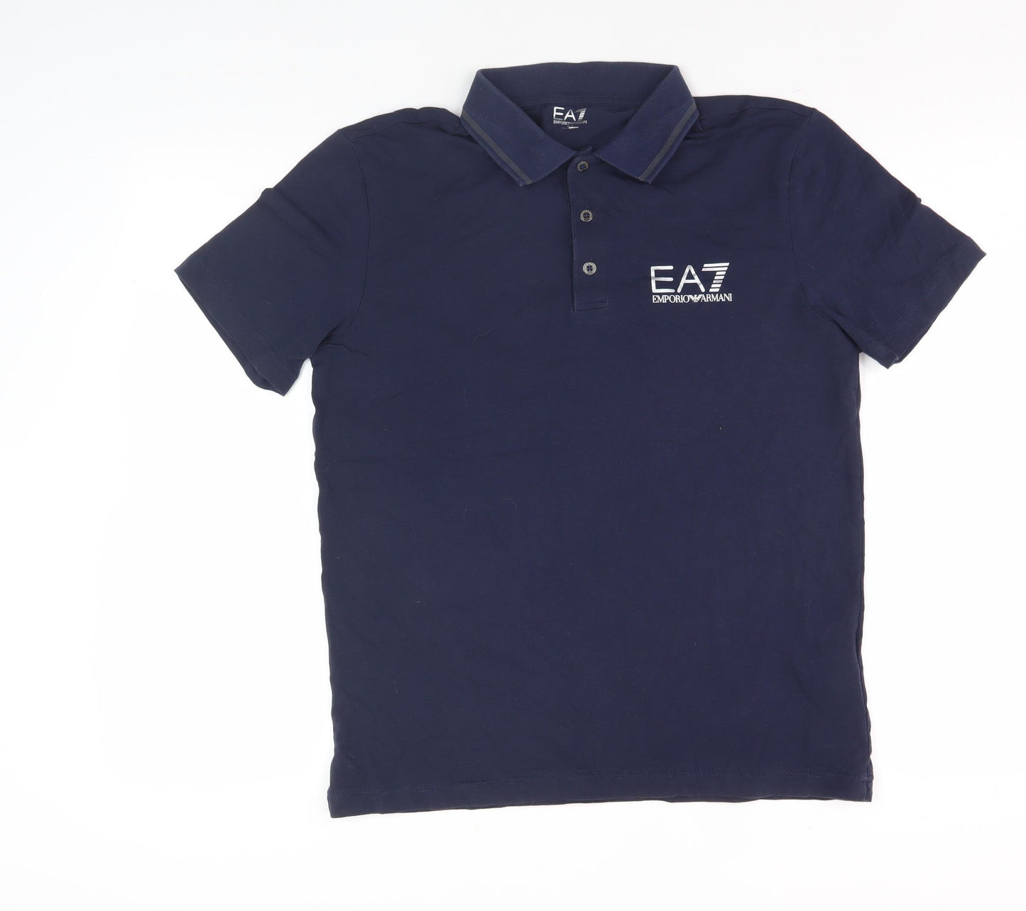 Emporio Armani Men's Blue Polo Shirt M