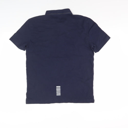 Emporio Armani Men's Blue Polo Shirt M