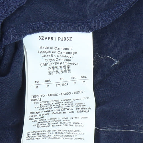 Emporio Armani Men's Blue Polo Shirt M