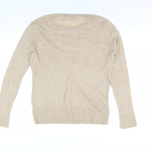 MNG Women's Beige Pullover Jumper, Size S