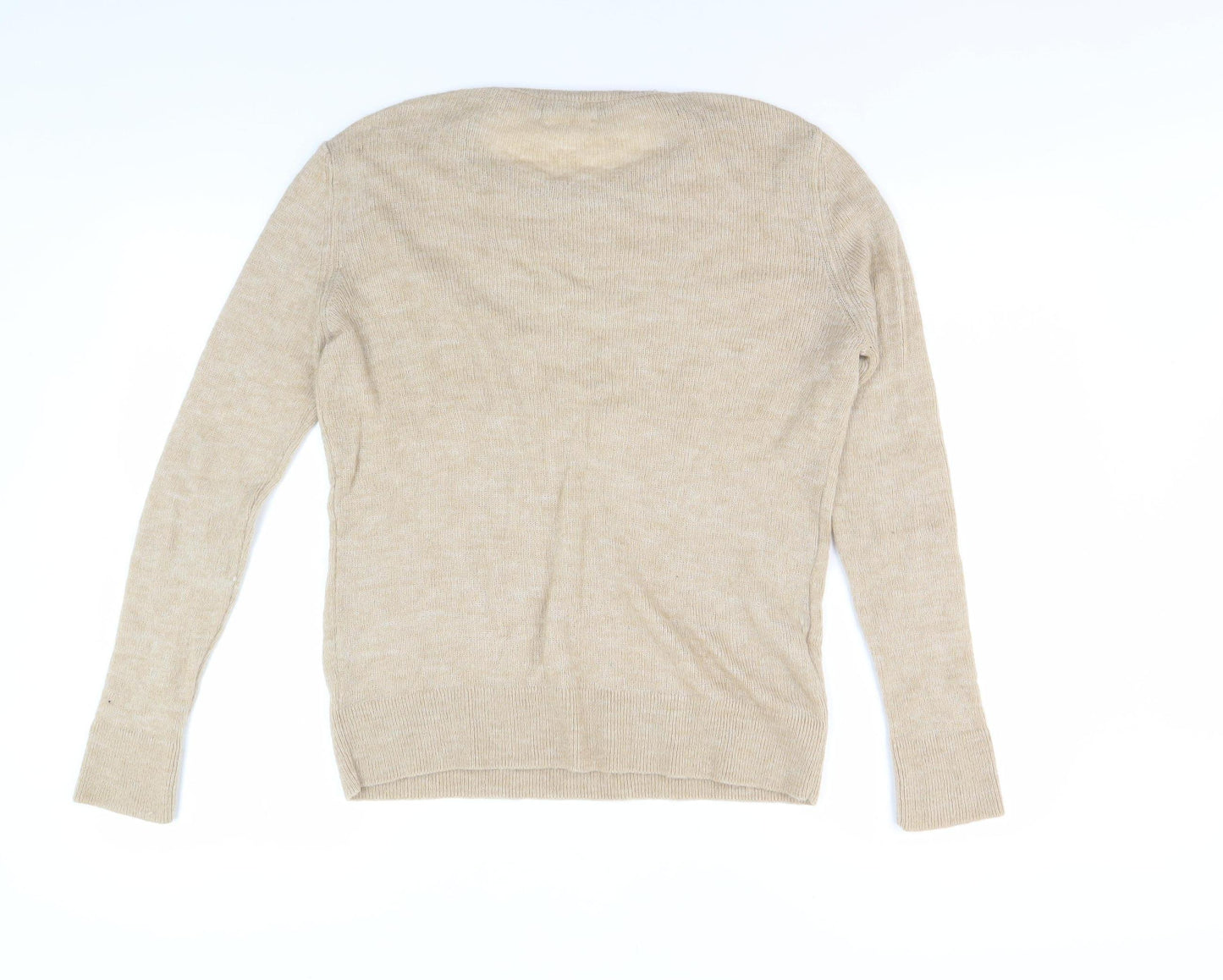 MNG Women's Beige Pullover Jumper, Size S