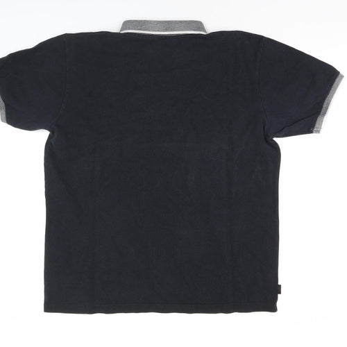 Guinness Men's Black Polo Shirt Size L Short Sleeve Casual