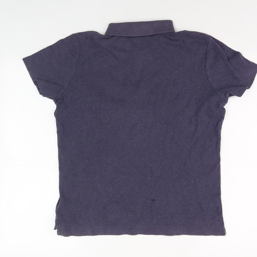 GAP Women's Purple Polo Shirt L Classic Fit