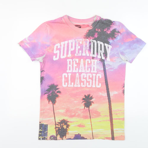 Superdry Men's Multicoloured Beach T-Shirt Size S
