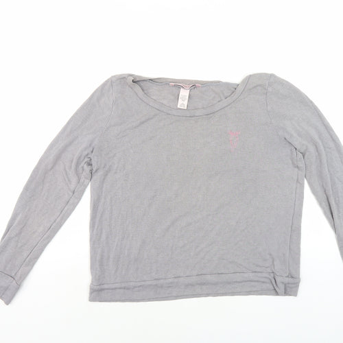 Victoria's Secret Grey Long Sleeve Women's Top M