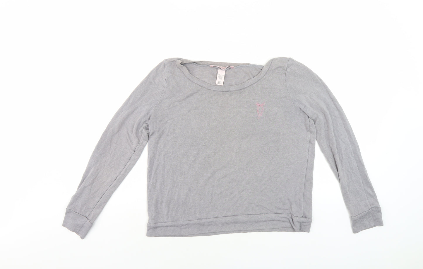 Victoria's Secret Grey Long Sleeve Women's Top M