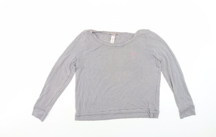 Victoria's Secret Grey Long Sleeve Women's Top M