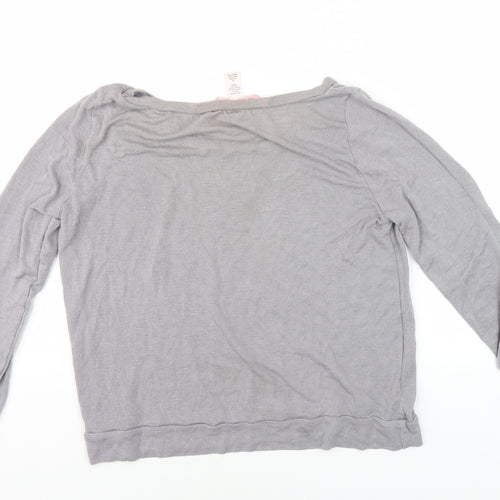 Victoria's Secret Grey Long Sleeve Women's Top M