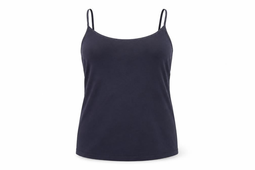 Front view of Laura Ashley Women's Blue Camisole Tank Top, size 18