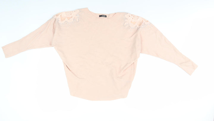 Quiz Beige Jumper for Women - M