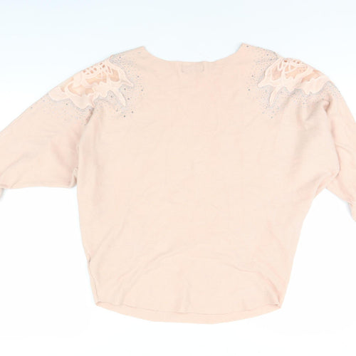 Quiz Beige Jumper for Women - M