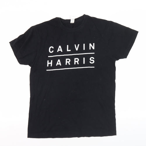 Roly Men's Medium Black Music T-Shirt