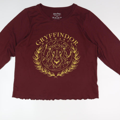 Harry Potter Gryffindor Women's Red T-Shirt XL 18-20