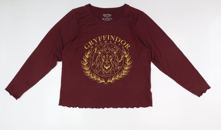 Harry Potter Gryffindor Women's Red T-Shirt XL 18-20