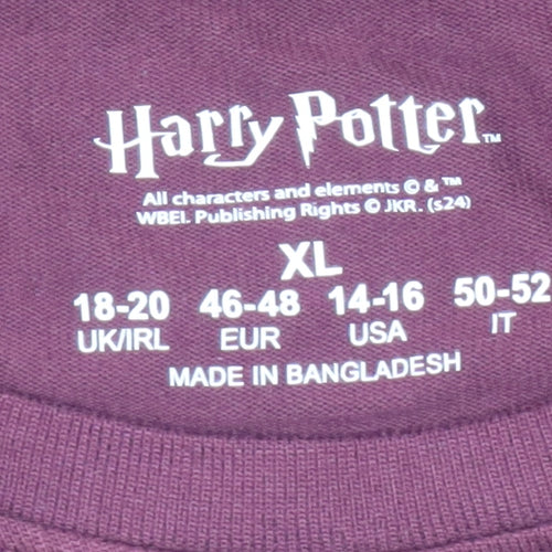 Harry Potter Gryffindor Women's Red T-Shirt XL 18-20