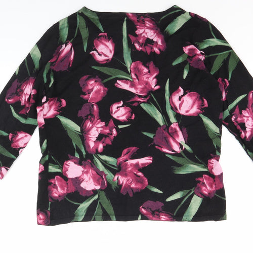 Precis Women's Floral Jumper, Size L, Multicoloured Pullover