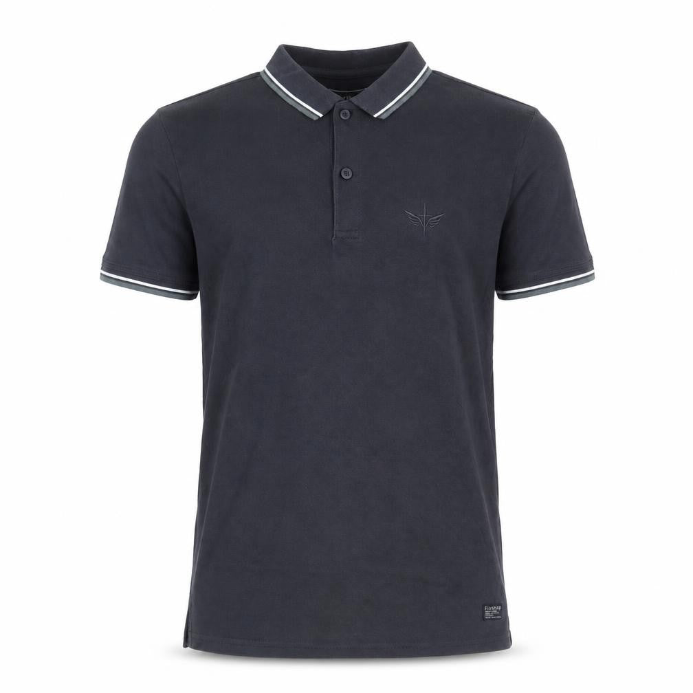 Firetrap Men's Black Polo Shirt Small, Short Sleeve Casual