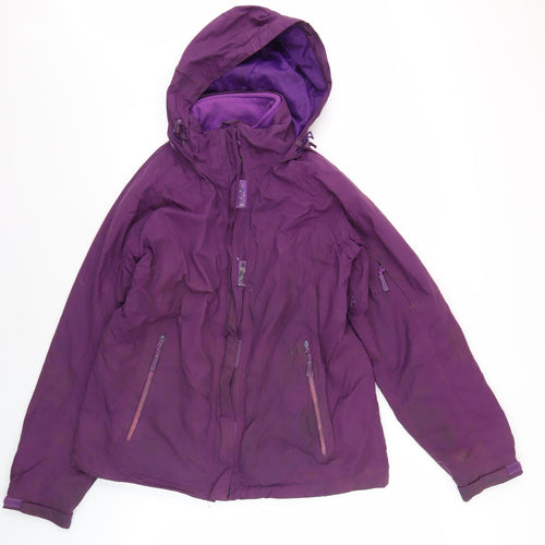 Purple Peter Storm Women's Parka Jacket Size 12