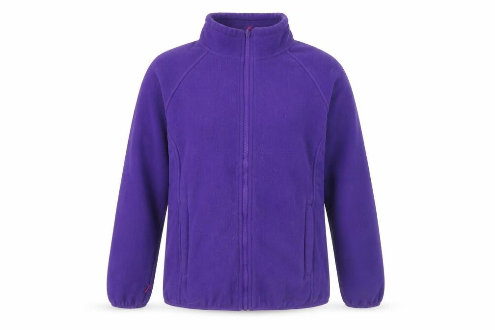 Front view of Peter Storm Women's Purple Fleece Full Zip Jumper, size 12