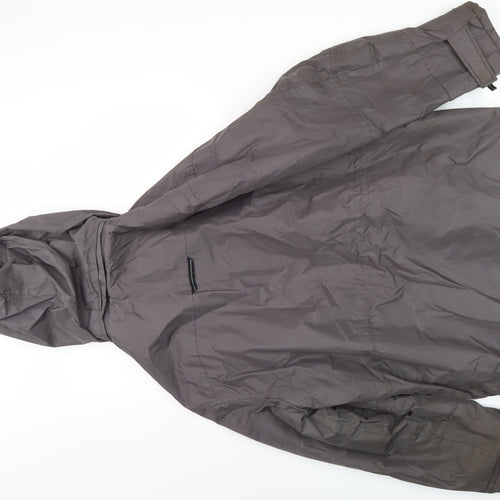 Urban Vintage Men’s Grey Parka Jacket 2XL Hooded