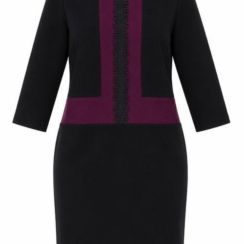Winser London Women's Black Sheath Dress Size S