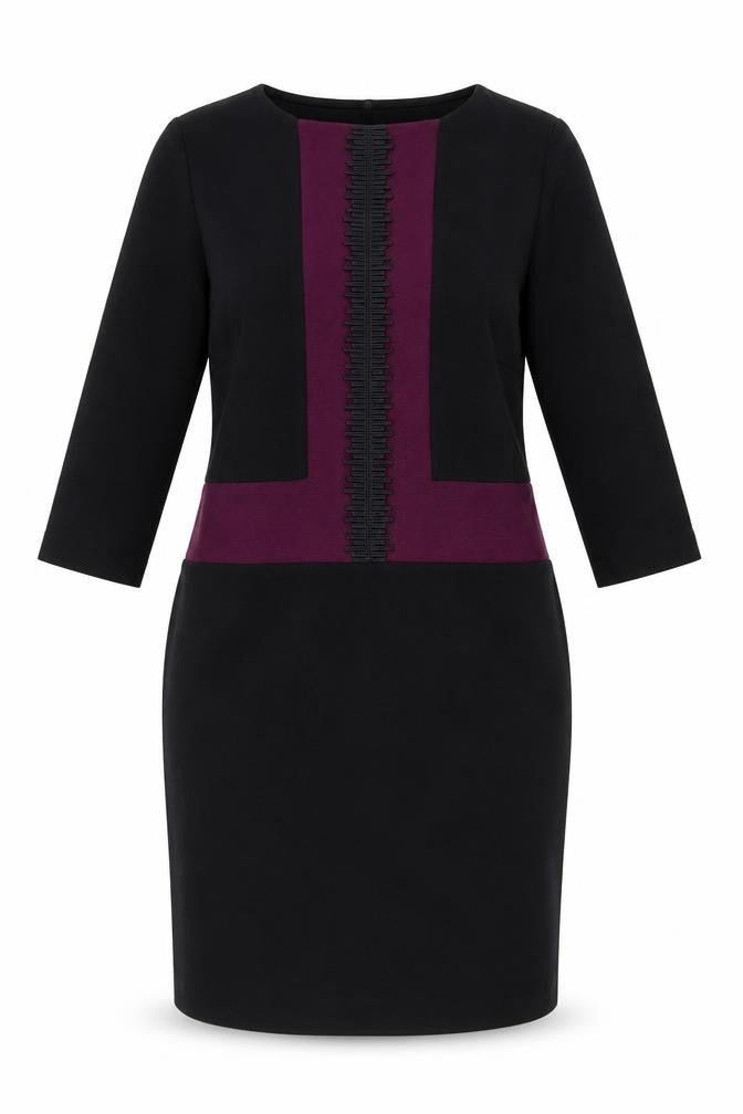Winser London Women's Black Sheath Dress Size S