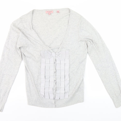 Ted Baker Women's Grey Cardigan Size 10