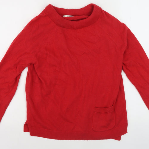 Boden Women's Red Pullover Jumper, Size 12, Crew Neck