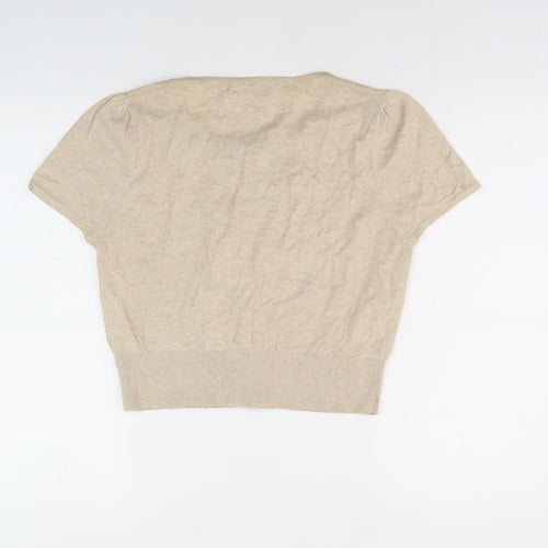 South Women's Beige Cardigan - Size 16