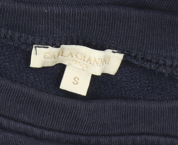 Callaghan Men's Blue Pullover Jumper, Size S, Crew Neck