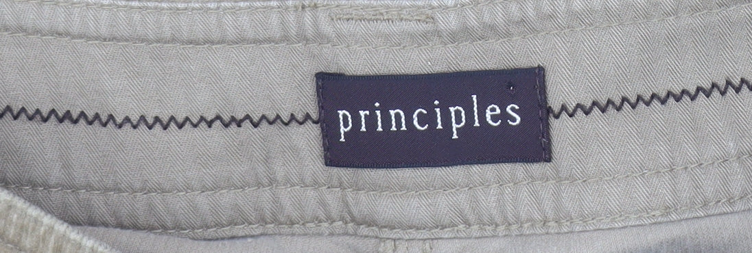 Principles Beige Corduroy Bootcut Jeans Size 10