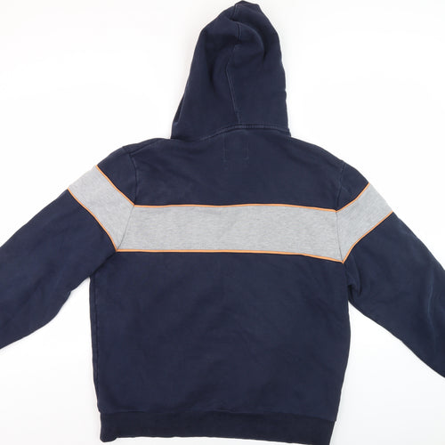 Left Field Men's Blue XL Hooded Basic Jacket