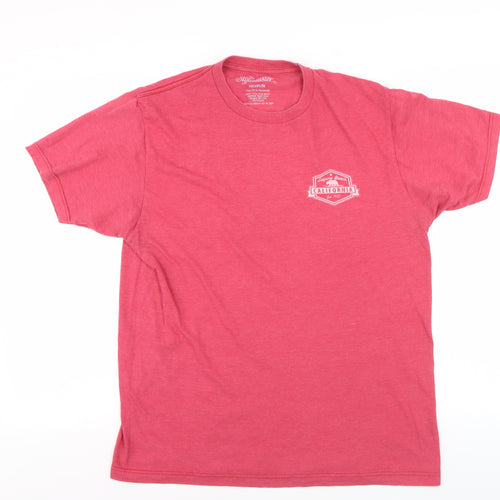 Stylemaster Men's Red California Graphic T-Shirt - M