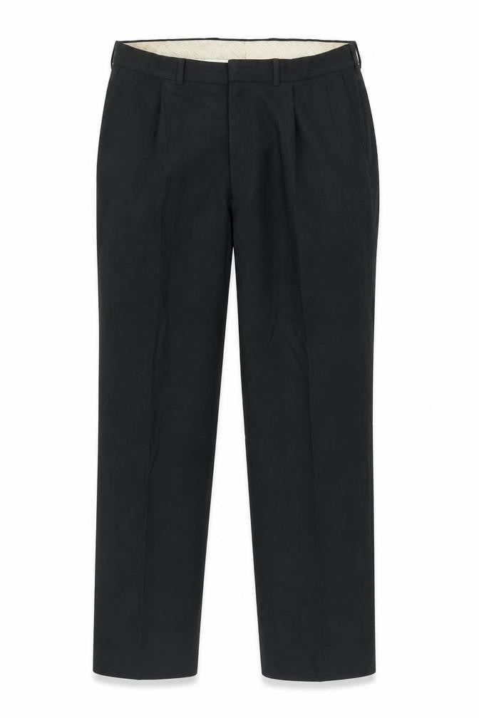 Front view of Marks & Spencer Men's Black Dress Pants 33 in