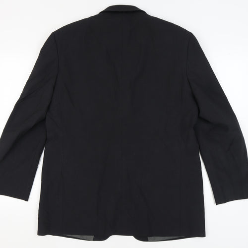 Marks and Spencer Men's Black Wool Blend Blazer 42R